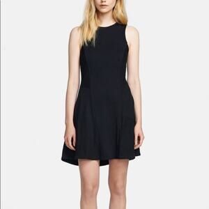 Rag & Bone Geneva Black Sleeveless Textured Knit Dress